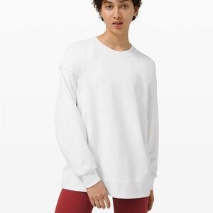 Lululemon Perfectly Oversized Crew WHT 10